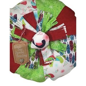 Birds and Feathers Decorative Pillow Secret Money Tooth Pocket